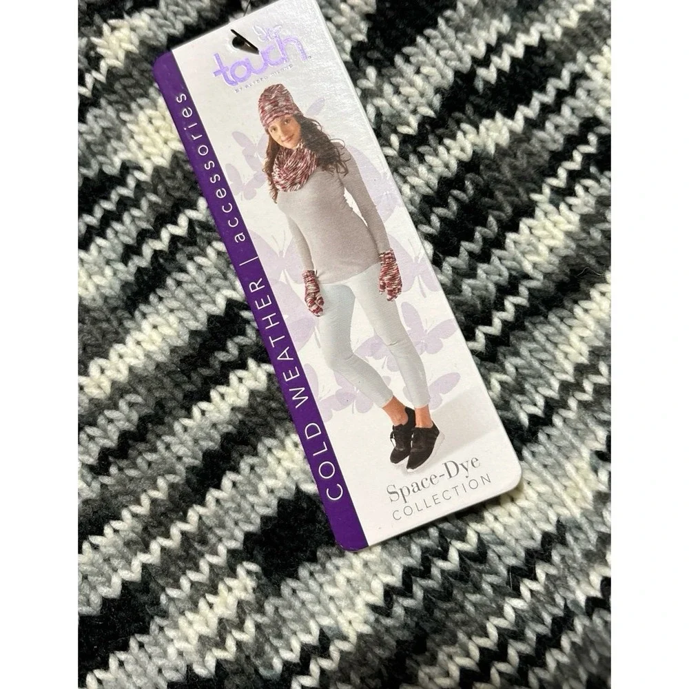 NEW Touch by Alyssa Milano NFL Carolina Panthers Space‎ Dye Knit Neck Muffler